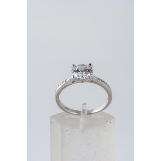 Ασημένιο δαχτυλίδι με ζιργκόν