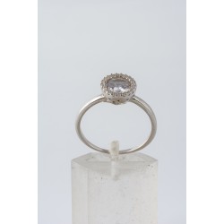 Ασημένιο δαχτυλίδι με ζιργκόν