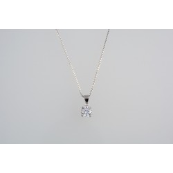 Ασημένιο κολιέ με ζιργκόν