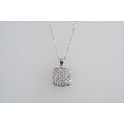 Ασημένιο επιχρυσωμένο κολιέ «μέλισσα» με ζιργκόν