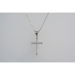 Ασημένιος Σταυρός με ζιργκόν