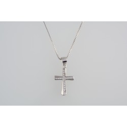 Ασημένιος Σταυρός με ζιργκόν