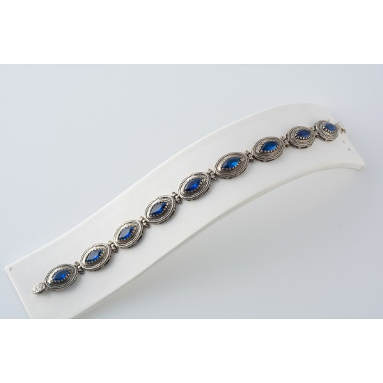 Ασημένιο Χειροποίητο Βραχιόλι με ζιργκόν