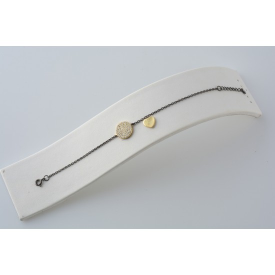 Ασημένιο βραχιόλι "Κύκλος"